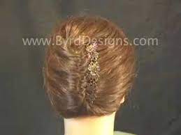 Using Byrd Designs Hair Accessories For A French Twist Updo French Twist Hair French Twist Updo Short Hair Updo