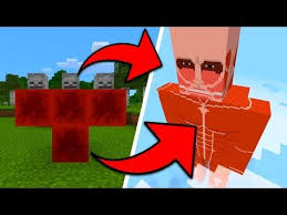 The aot skins for minecraft pe is simple to use, you're a few clicks away. How To Spawn The Colossal Titan In Minecraft Pocket Edition Attack On Titan Addon Youtube Minecraft Posters Minecraft Titans