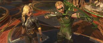 A music teacher is deafened by black canary's canary cry and becomes the hypersonic villain known as discord. Black Canary And Green Arrow Injustice 2 Arrow Black Canary Black Canary Injustice 2 Black Canary And Green Arrow
