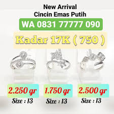 Kami pengrajin perhiasan profesional siap membantu anda, info pinbb: 13 Likes 0 Comments Jaya Abadi Toko Emasberlian Tokoperhiasan Jayaabadi On Instagram New Arrival Aneka Cincin Emas Putih 17k 750 Chat Wa Toko Rings