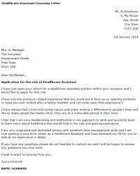 Application for the vacancy of health care assistant. Healthcare Assistant Cover Letter Example Learnist Org