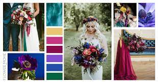 Beautiful jewel tone rooms are the perfect solution to your decorating decisions. Jewel Tone Wedding Flower Packages Pinterest Style Mood Boards Flower Moxie Jewel Tone Wedding Jewel Tone Wedding Colors Wedding Flower Packages