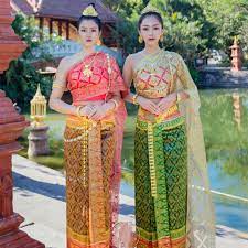 Traditional Clothing For Women Southeast Asian Clothes High Quality Bronzing Ahom Shan Dai Custuome Top Skirt Sets Thai Dress Asia Pacific Islands Clothing Aliexpress