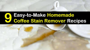 Take a cold, damp handkerchief or towel and wet your shirt. 9 Easy To Make Diy Coffee Stain Remover Recipes