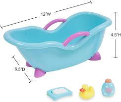 Jc Toys 4 Piece Blue And Pink Baby Doll Bath Gift Set Fits Most Dolls Ate 11 Dolls Ages 2 Projetado Por Berenguer Boutique Baby Doll Carrefour
