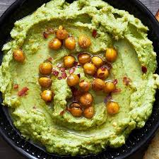 5 min ingredients 1 ripe avocado hummus. Roasted Chickpeas And Avocado Dip Recipe Eatwell101