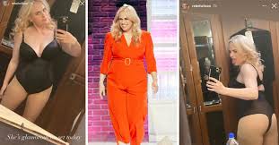 Who's ready to get a heart on? Rebel Wilson Flaunts Fit Physique In Curve Hugging Black Leotard After Weight Loss Photo
