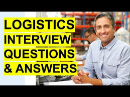 Logistics Interview Questions Answers Logistics Coordinator Logistics Manager Interview Youtube