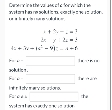 Answered Determine The Values Of A For Which The Bartleby