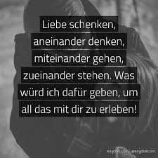 Spruch Liebe Schenken Aneinander Denken Miteinander Sagdas