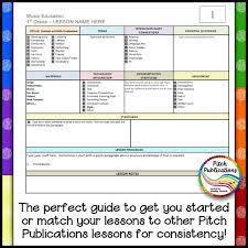 Read customer reviews & find best sellers. Elementary Music Lesson Plan Templates Free