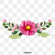 Flower Vector Png Images Watercolor Flowers Flowers Flower Vector Vectors In Ai Eps Format Free Download On Pngtree Small Flower Drawings Flower Graphic Vector Flowers