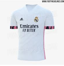 Você está procurando imagens logo, emirates. Real Madrid 2020 21 Home Kit Leaked Online With Unusual Pink And Black Sleeves