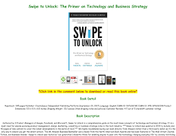 Oct 17, 2021 · download or read book entitled swipe to unlock written by neel mehta and published by createspace independent publishing platform online. Read Download Swipe To Unlock The Primer On Technology And Business Strategy Full Pdf Text Images Music Video Glogster Edu Interactive Multimedia Posters