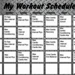 Download Insanity Workout Schedule Printable Pdf