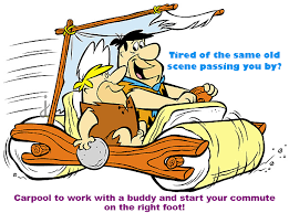 From My Carpool Campaign Work In October 2013 Text With Graphic Deep Discounts On Parking For Carpoolers Can Save Old Cartoon Characters Cartoon Flintstones