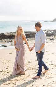 Lavender Laguna Beach Maternity Photos Inspired By This Maternity Photo Outfits Maternity Photoshoot Poses Beach Maternity Photos
