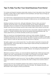 Taking customers with you when you start a business. Tips To Help You Run Your Small Business From Home By Bob Wilcox Issuu