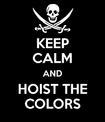 Hoist The Colors Keep Calm Pirates Skull Wallpaper