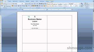 Maybe you would like to learn more about one of these? Printing Business Cards In Word Video Tutorial Youtube