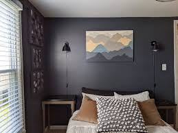 Deep, dark shades of navy are cool and elegant — and play well with almost any other color and with all styles of decor. Daringly Dark Blue Bedroom Office Reveal In Sw Cyberspace