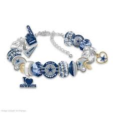 Fashionable Fan Dallas Cowboys Nfl Charm Bracelet