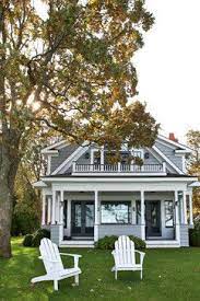 We plan to instal white railings to match the trim. Sea Side Cottage Beach Style Exterior Gray House Exterior Lake Houses Exterior Cottage Exterior