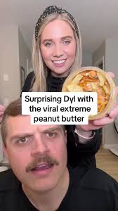 It just kept getting better and better! 😅 @Nerdy Nuts #shelbanddyl  #husbandreacts #peanutbutter #couples #relationships #nerdynuts #sponsored