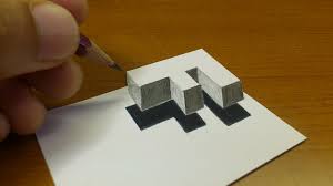 Anarma / december 23, 2010. Very Easy How To Drawing 3d Floating Letter A 2 Anamorphic Illusion 3d Trick Art On Paper Youtube