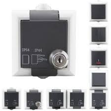 5 mal aufputz schalter+steckdosen kombination. Steckdosen Aufputz Schalter Wahlbar Doppelt 1 Fach Wahlbar Schutzkontakt Tasterschalter Aufputz Schalter Ip54 Geeignet Fur Den Aussenbereich Aufputzsteckdose Schalterserie Sidra Hospital