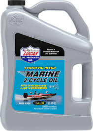 It's important to not mix regular engine oil in the mixture, because it is too think and can cause additional problems. Lucas Synthetic Blend Marine 2 Cycle Marine Oil 1 Gallon 10861 O Rei