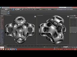 3d Tutorial Cubic Gyroid Abstract 3dsmax 3d Tutorial 3ds Max Tutorials 3d Modeling Tutorial