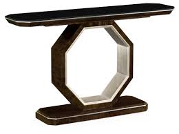 Truly a statement of the and a nod of the cap to the 1920's art deco era. 495544 Bec Jonathan Charles Fine Furniture Jc Modern Belgravia Black Eucalyptus Console Table