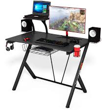 Maybe you would like to learn more about one of these? Costway Multifunctional Gaming Computer Desk Ergonomic Computer Table Includes Raised Shelf Cable Management Grommet Headphone Hook Cup Holder K Shaped Computer Table For Bedroom Study Buy Online In Lebanon At Lebanon Desertcart Com Productid