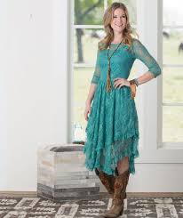 Dusty Turquoise Fields Lace Dress Look Your Best In The Dusty Turquoise Fields Lace Dress Turquoise Bridesmaid Dresses Cowgirl Dresses Western Dresses