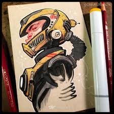 Creaturebox Concept Art Characters Marker Art Illustration Character Design