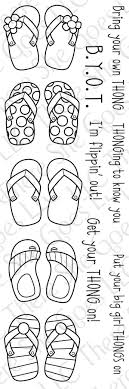 My Granddaughter Makes Fun Of Me Because I Still Call Flip Flops Thongs In Her World Thongs Are Itty Bitty Digital Stamps Coloring Pages Embroidery Patterns