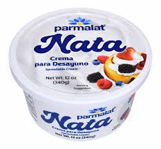 See nutrition information for saturated fat content. Parmalat Nata Spreadable Cream
