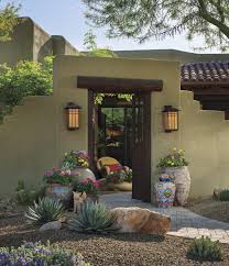 Rustic Relaxed Refined Phoenix Home Garden Phoenix Homes Front Yard Landscaping Desert Landscaping
