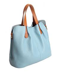 Womens Satchel Hobo Top Handle Tote Geuine Leather Handbag Shoulder Purse Light Blue C01882l8eak