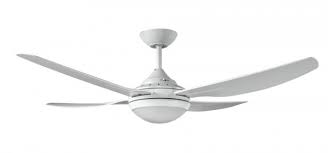 Ceiling fans are a great way to keep the room temperature low during the summer and the electric bills even lower. Royale Ii 52 Ac Ceiling Fan With Led Light White Harvey Norman