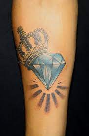 A bird can flit from the ground to the sky so it connects us with not only the earth but the whole universe. Diamond Tattoo By Desire Sousa Diamond Tattoos Diamond Tattoo Designs Tattoos
