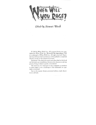 When will you Rage?