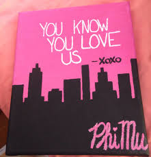 Gossip Girl Phi Mu Sorority Crafts Phi Mu Crafts Sorority Crafts Alpha Epsilon Phi