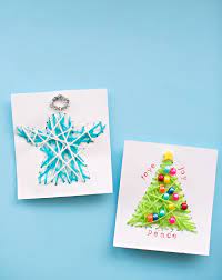 Browse the cards in the section and select the one/s you like. 25 Simple Christmas Cards Kids Can Make The Joy Of Sharing