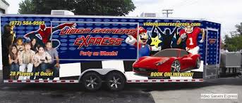 Can you play fortnite in a game truck? Video Game Truck In Dallas Tx Birthday Party Idea In Texas