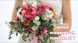 Bouquets made from alternative items that can be easily sourced. How To Make Your Own Classic And Romantic Wedding Bouquet Youtube