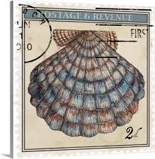 Find modern art & more at west elm®. Botanical Clam Shell Stamp Wall Art Canvas Prints Framed Prints Wall Peels Great Big Canvas