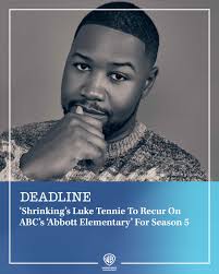 When worlds collide 😱 We can't wait to see #Shrinking's Luke Tennie