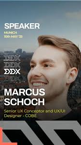 We’re excited to welcome Marcus Schoch (@marcus.schoch) to DDX’25  Munich!📍, Marcus is Senior UX Conceptor & UX/UI Designer at @cobeisfresh,  where he combines creativity and strategy to craft seamless ...